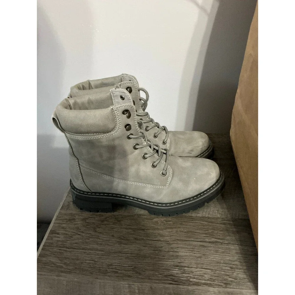 Just fab Lace-Up Boots